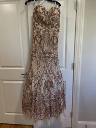 Brand new prom dress. Never worn. Still in original garment bag. Paid $450 new asking only $250.