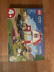 LEGO City Barn & Farm Animals 60346 Building Set (230 Pieces)- NEW.