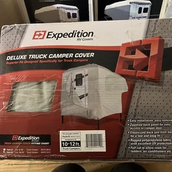 Expedition Premium RV Truck Camper Cover - Fits 10-12 Foot Campers. 10 11 12 FT..