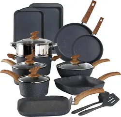 ⭐Nonstick Pots and Pans Set - When buying cookware, one of the important things is nonstick capabilities. The...