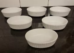 Lot of 6 Sur La Table 2 Ounce Porcelain Oval Ramekins. EUC   • Manufacturer: Sur La Table  • Material: Porcelain ...