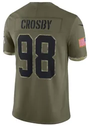 Adult jersey salute to service Las Vegas Raiders #98 Maxx crosby size S. Liquidation item. Everything looks good and...