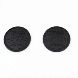 2018-2023 JEEP WRANGLER JL. THESE OEM FACTORY NEW BLACK TRAIL RATED FENDER EMBLEM BADGE (QUANTITY OF 2) DIRECT FIT FOR...