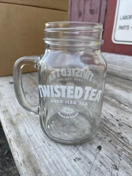 Twisted Tea Mason Jar Glass 22 Oz Mug - One (1) Mason Jar Glass - New. Fresh from a vintage caseNever usedGraphics...