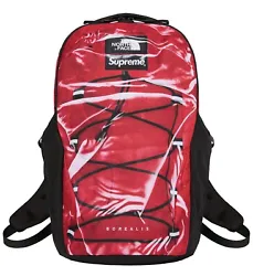 Supreme®/The North Face® Trompe Loeil Printed Borealis Backpack Red SS23 Brand new with tags. 100% authentic...