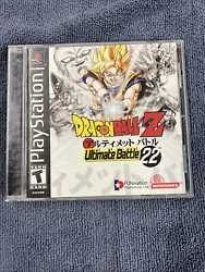 Dragon Ball Z Ultimate Battle 22 (Playstation 1 Ps1) CIB Very Good. Complete very good