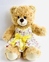 This Teddy Bear is in very nice pre-owned condition with a cute Patriotic Outfit that includes tank top, denim skirt,...