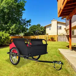The most popular cargo trailer attaches to most bicycle and has plenty of space for groceries and running routine...