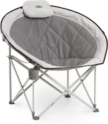 Sit and relax in the core oversized padded round chair! Perfect for camping, sporting events and backyard hangouts, the...