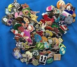 This assorted lot may or may not include Hidden Mickeys,LE,Rack,Cast pins. Disney Pins Lot of the Amount you choose. I...