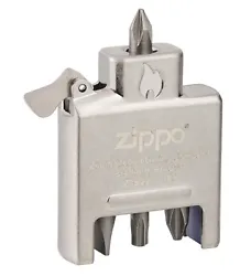 Zippo 65701. Zippo Bit Safe Lighter Insert Screwdriver Insert. Designed to fit inside a Zippo Lighter case. Fits all...