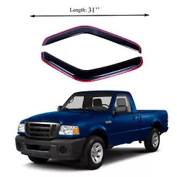 93-11 Ford Ranger. Keep rain and wind out while windows are open. 94-10 Mazda B2300/B4000. 94-08 Mazda B3000 with...