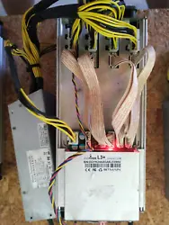 Up for sale is a used Bitmain Antminer L3+. Unit has been well used, is dirty, etc. Unit runs perfectly at full speed...
