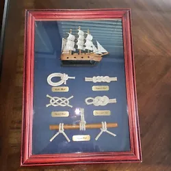 This is a beautiful Nautical Themed wall hanging!  It measures 14