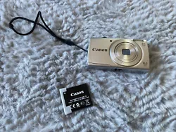Canon PowerShot A2500 HD PC1963 16.0MP Digital Camera - Silver - Tested/Working.