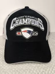 BRAND NEW !!!EXTREMELY RARE LOCKER ROOM HAT!!!NEW ENGLAND PATRIOTS 2004 CONFERENCE CHAMPIONS SUPER BOWL XXXVIII 38...