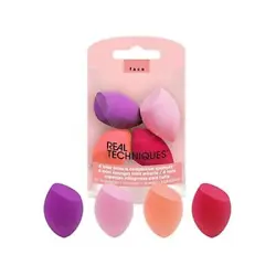 The Real Techniques Mini Miracle Complexion Sponges are 3-in-1 sponges that leave skin with a smooth and...