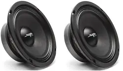 Includes 2 Individual FSX65 4 Ohm Speakers. (2) Skar Audio FSX65-4 150 Watt RMS 6.5