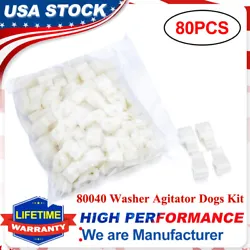 Description: The 80040 Washer Agitator Dogs replacement kit come in a package of four and are generally found in...