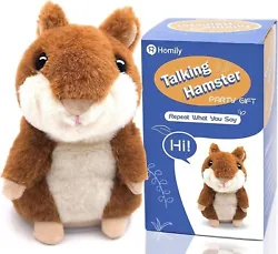 【Fast Response and Funny】: Talking Hamster would quickly respond you at most 2 seconds of stopping talk. He...
