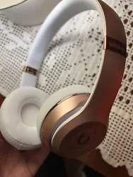 Beats by Dre Solo3 Wireless On-Ear Headphones – Rose Gold. Never used and in mint condition!