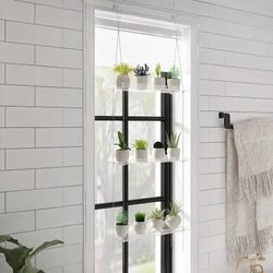 Hanging Acrylic Shelves for Windows, Clear Window Wall Plant Stand Shelf for Kitchen Window, 3 Tier Hanging Flower...