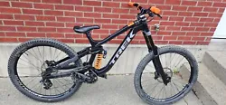 SRAM GX DH, 7 speed. Satin Trek Black. PIERMONT BICYCLE CONNECTION. Bontrager Line DH 30, Tubeless Ready. Bontrager...