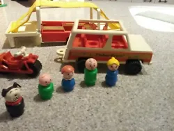 Very good condition for its age. Fisher price little people summer camping toys from   1979. Model #992 Set includes...