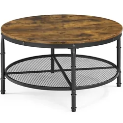 GOOD QUALITY: our coffee table is made of high quality MDF boards and its legs are made from iron material. The whole...
