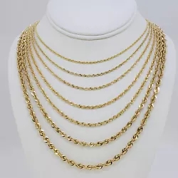 These Beautiful chains will not tarnish, discolor, or fade because they are Pure 10K Gold. These modern and beautiful...