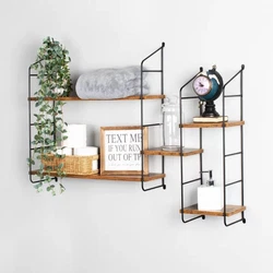 Our Floating Shelves. Floating shelves are made of high-quality MDF wood, solid wood with clear texture and the unique...