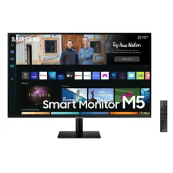 Enjoy Netflix, YouTube and other streaming services by simply connecting the monitor to WiFi. Everything you need is...