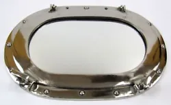 This porthole has a sturdy, heavy and authentic appearance, yet is made of aluminum to lower the weight and to allow...