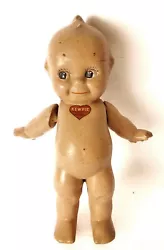 ANTIQUE VTG 1920’S ROSE O’NEILL COMPOSITION WINGED KEWPIE DOLL WITH HEART TLC.  Various condition issues as shown...