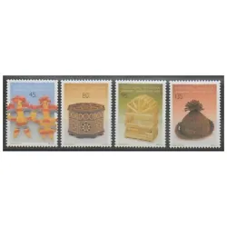 Portugal (Madère) - 1995 - No 185/188 - Artisanat. For those which are not (new with hinge or canceled), the condition...