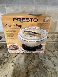 This vintage Presto 04830 PowerPop microwave multi-popper is the perfect addition to your kitchen! With its ability to...