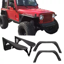 Fits 1997-2006 Jeep Wrangler TJ. Fits 1997-2006 Jeep Wrangler TJ models. Enhances rugged appearance. Tubular design for...