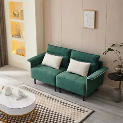 The sofa is made of suede cloth, breathability and softness of the fabric, not only scratch-resistant, stain-resistant...