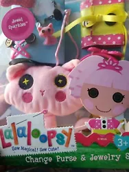 Lalaloopsy Change Purse & Jewelry Set ~ Jewel sparkles set new. Condition is 