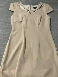 Connected Apparel Dress Womens size 6 Zip Up Pink. Condition is Pre-owned. Shipped with USPS Ground Advantage.