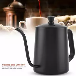 Capacity: 550ml. Not only can you make good coffee, but you can also make good tea. 【Premium Stainless Steel】Our...