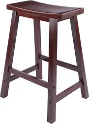Item model number 94084. Crafted of solid beechwood with choice of matte black or walnut finishes. Style Stool. Color...