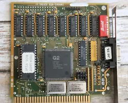 This is a vintage video/graphics card from a Logic LCS 286 computer. The PC turned on before I took it apart, but I...