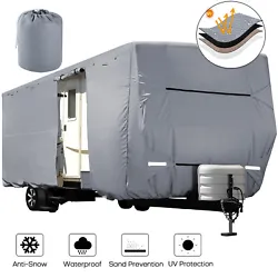 Heavy Duty Travel Trailer RV Cover Waterproof 4-Ply Anti-UV Fits Camper 16-38. Suitable for: Travel Trailer. We have 8...