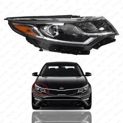 Compatible with: 2019 2020 Kia Optima. Includes: 1 X Passenger Headlight (Bulbs included). Installation instruction is...