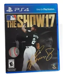 MLB: The Show 17 PS4 - NEW FREE USA SHIPPING. Condition is Like New. Shipped with USPS First Class Package.
