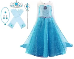 (Every little girl turns into a beautiful princess right out of her favorite fairy tale of Snow Queen. a)Dress only, or.