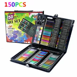 150 Pcs Children Painting Set Drawing Tools. Type:Painting Pen Brush Kit. 1 Set x 150 Pcs Painting Pen Brush Kit. Due...