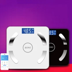 This is a smart scale for daily use. Made of high quality tempered glass and electronic components material, durable...