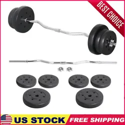 The barbell bar is composed of high-quality iron and the dumbbells are coated to prevent oxidation. 50